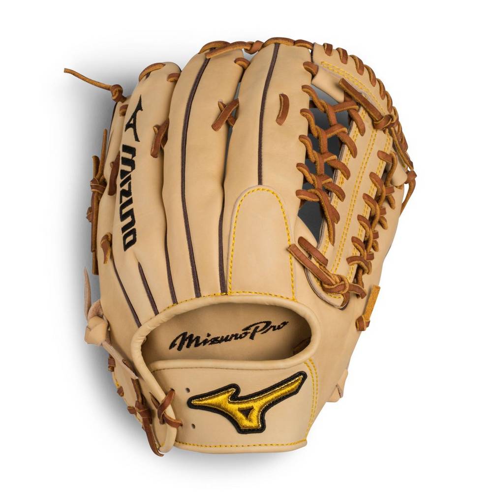 Panske Rukavice Mizuno Pro Outfield 12.75" - Deep Pocket Baseball Hnede Vypredaj DCXQ81967